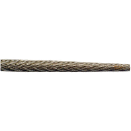 Close-up of a cylindrical metal rod with a textured, braided surface resembling the fine grooves of the 10-inch Sparex FILE (S.5859 ROUND) AGRIPAK, Sparex Part No.S.5892.