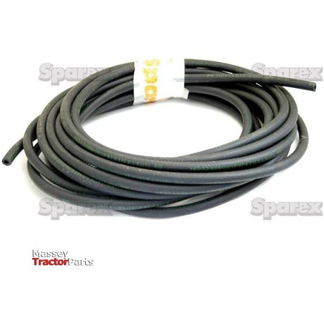 A coiled black rubber hose on a white background, labeled with "Sparex" and "Fuel Hose | Sparex Part No. S.31248." The hose ID and OD are clearly marked for easy identification.