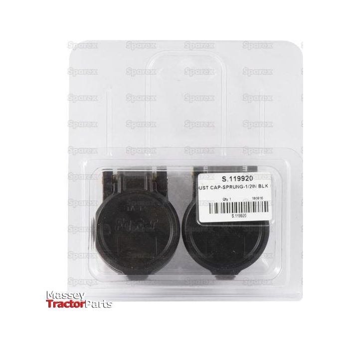 Faster Dust Cap 1/2'' Black. Fits Female Coupling - TA Series TA12N (2&nbsp;pcs. Agripak) - S.119920 - Farming Parts