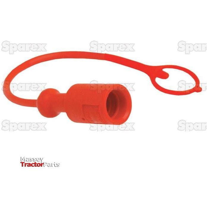 Faster Dust Cap Red PVC Fits 1/4'' Male Coupling - TFH Series TFH 14 - S.113076 - Farming Parts