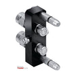 Faster Faster Multiport Coupling - 2 Ports 3/8" Body x 1/2" BSP Female Thread (Mobile Part) - S.31021 - Farming Parts