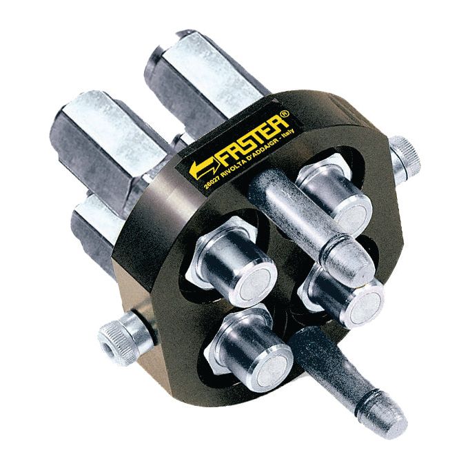 Faster Faster Multiport Coupling - 4 Ports 3/8" Body x 1/2" BSP Female Thread (Mobile Part) - S.112637 - Farming Parts