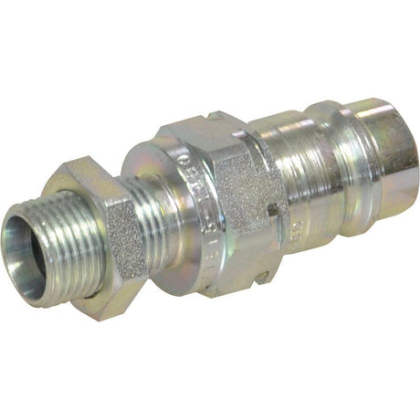 Faster Faster Quick Release Hydraulic Coupling Male 1/2" Body x M18 x 1.50 Metric Male Bulkhead - S.112660 - Farming Parts