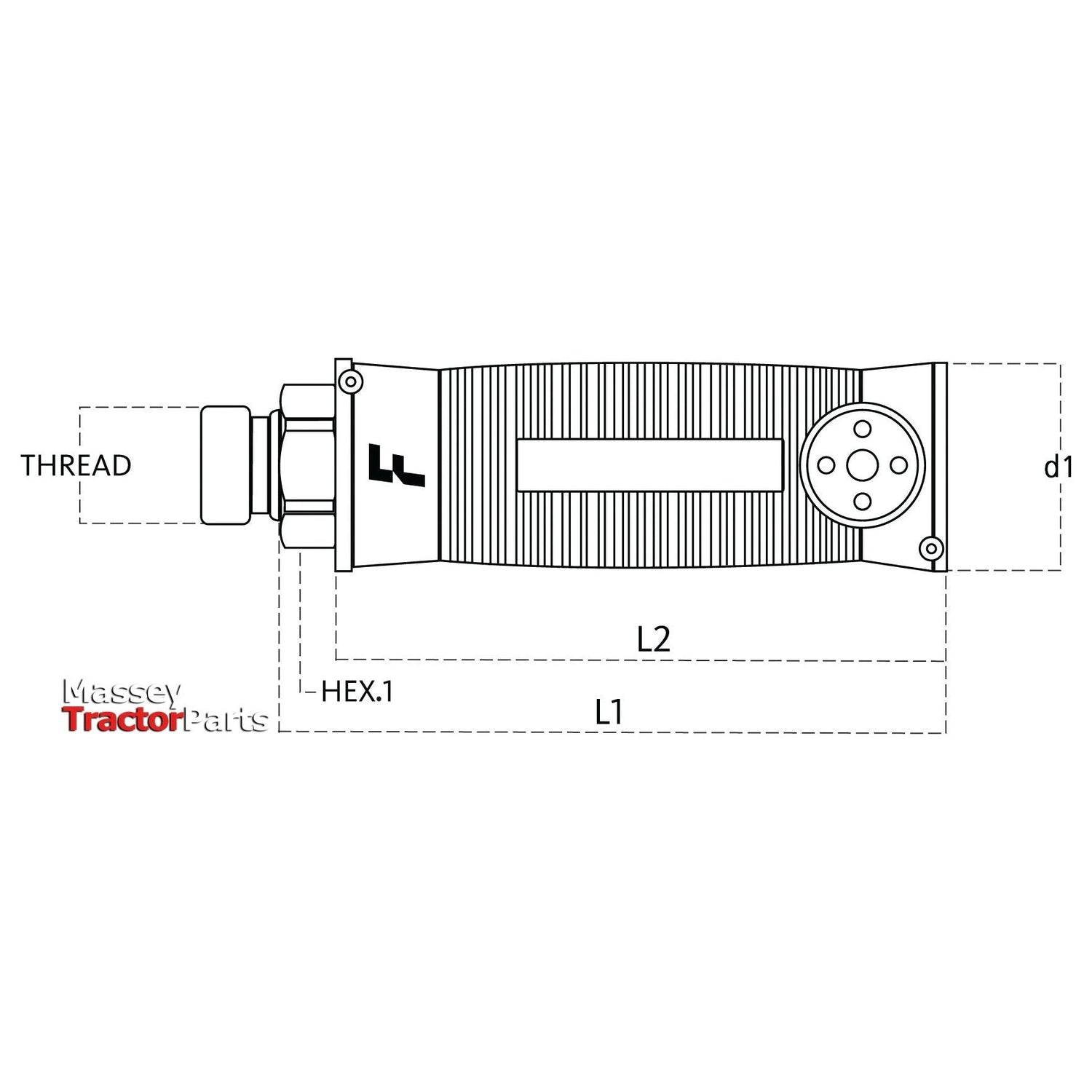 Fastgrip Handle - LM12GAS
 - S.155266 - Farming Parts
