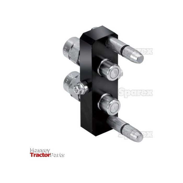 Faster Faster Multiport Coupling - 2 Ports 3/8" Body x 1/2" BSP Female Thread (Mobile Part) - S.112638 - Farming Parts