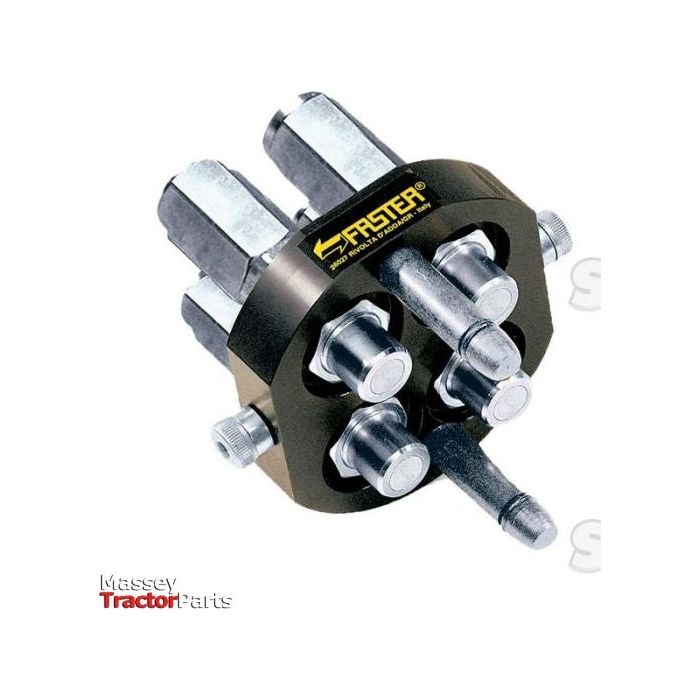 Faster Faster Multiport Coupling - 4 Ports 3/8" Body x 1/2" BSP Female Thread (Mobile Part) - S.112637 - Farming Parts