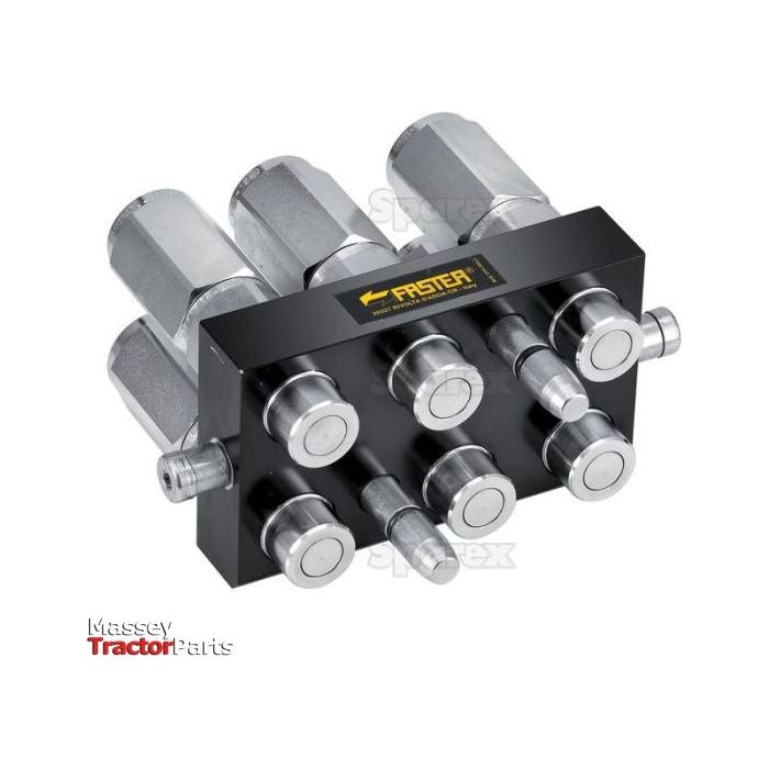 Faster Faster Multiport Coupling - 6 Ports 1/2" Body x 1/2" BSP Female Thread (Mobile Part) - S.112623 - Farming Parts