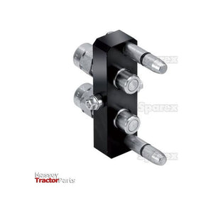 Faster Faster Multiport Coupling - 2 Ports 3/8" Body x 1/2" BSP Female Thread (Mobile Part) - S.31021 - Farming Parts