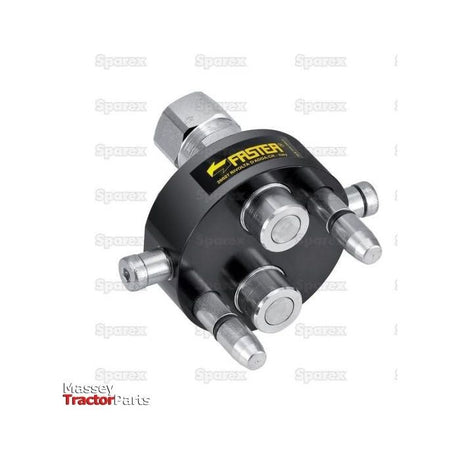 Faster Faster Multiport Coupling - 2 Ports 3/8" Body x M22 x 1.50 Metric Male Thread (Mobile Part) - S.136297 - Farming Parts