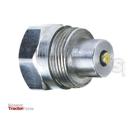 Poppet Valve Screw Couplings - Male - 3/8''NPT - PVVM Series
 - S.112747 - Farming Parts