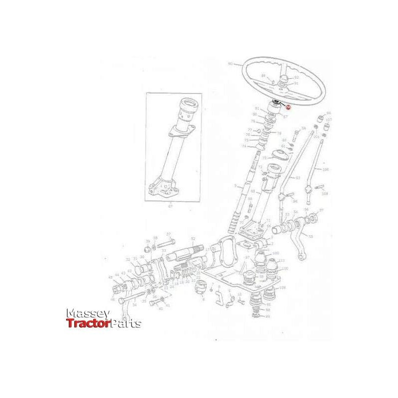 Massey Ferguson Felt Washer - 827210M1 | OEM | Massey Ferguson parts | Steering Boxes-Massey Ferguson-Cable & Cable Connectors,Domestic & Workshop Electrics,Farming Parts,Grommets,Lighting & Electrical Accessories,Tractor Parts