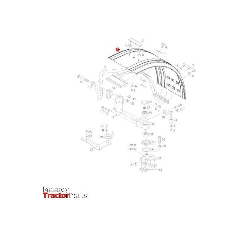 Fender Skin 470mm - 334700027010-Fendt-Fender Skin