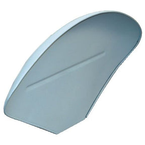 A single, white, curved surfboard fin with a streamlined design, evocative of the sleek contour of a Sparex Fender Skin RH & LH (Sparex Part No. S.42068), set against a plain background.