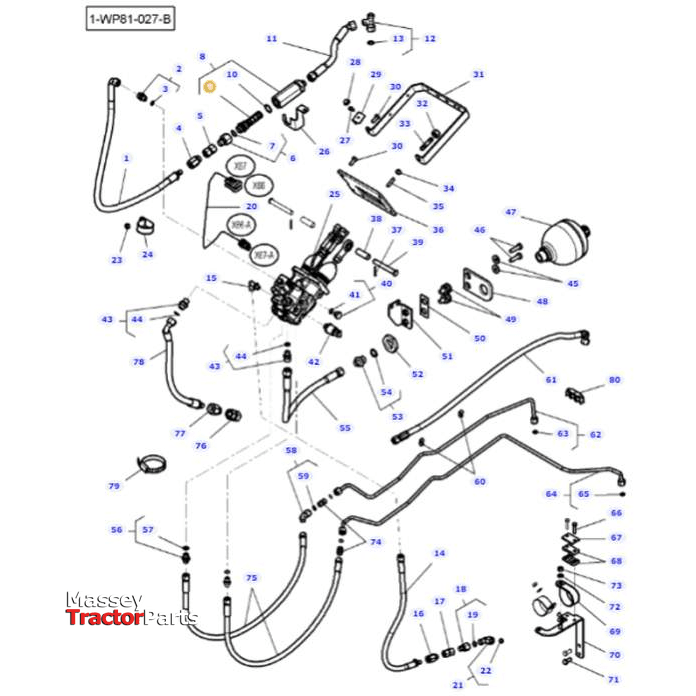 Massey Ferguson Filter Element - 3909495M1 | OEM | Massey Ferguson parts | Brakes-Massey Ferguson-Axles & Power Train,Brakes,Cylinders & Components,Farming Parts,Tractor Parts