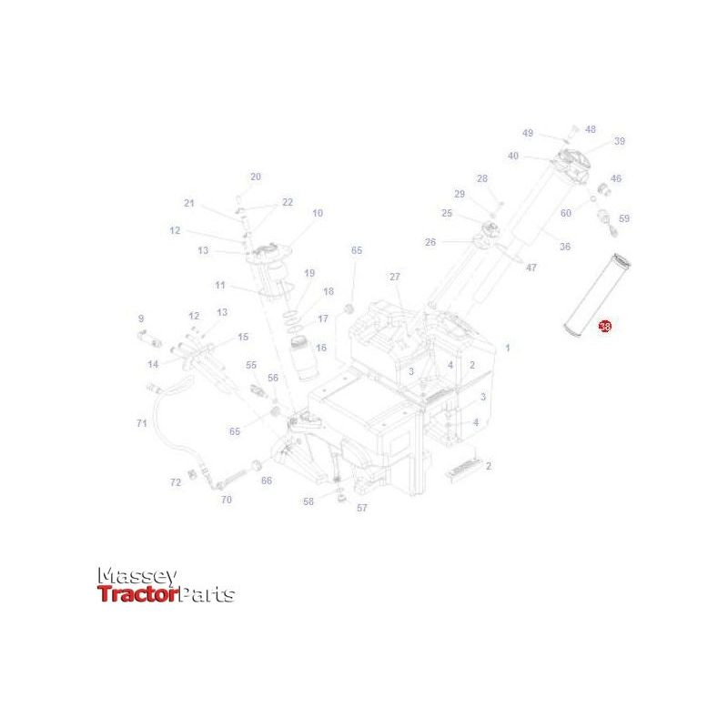 Fendt Filter Element - G835860061040 | OEM | Fendt parts | Hydraulic & Transmission Oil-Fendt-Engine & Filters,Farming Parts,Filters,Fuel,Tractor Parts