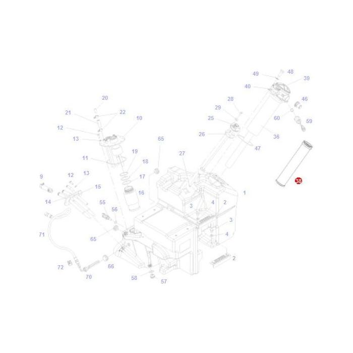 Filter Element - G835860061040 - Massey Tractor Parts