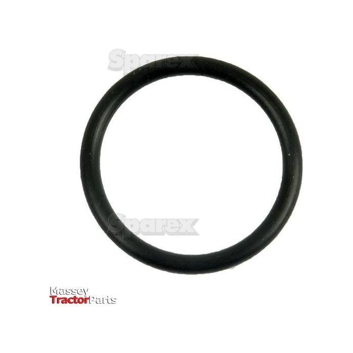 A black Filter Gasket - Oil labeled "Sparex Part No.S.64691" against a white background with the "Massey Tractor Parts" logo in the bottom left corner, situated next to a Zetor oil filter.