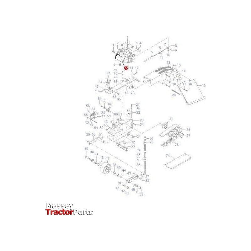 Massey Ferguson Filter Hydrostatic - D45161301 | OEM | Massey Ferguson parts | Hydraulic & Transmission Oil-Massey Ferguson-Engine & Filters,Farming Parts,Filters,Hydraulic & Transmission Oil,Tractor Parts