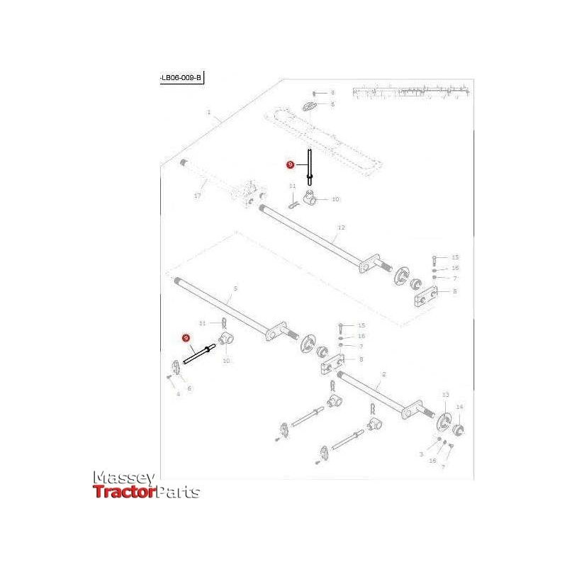 Massey Ferguson Finger - LA322823000 | OEM | Massey Ferguson parts | Auger-Massey Ferguson-Auger,Combine,Farming Parts,Fingers\,Guards,Harvesting & Cutting,Machinery,Machinery Parts,Tractor Parts
