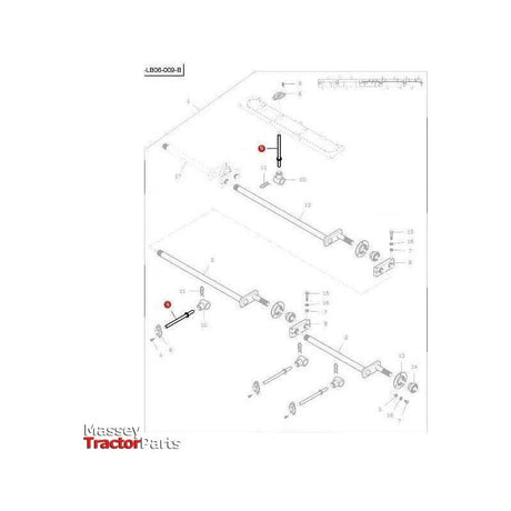 Massey Ferguson Finger - LA322823000 | OEM | Massey Ferguson parts | Auger-Massey Ferguson-Auger,Combine,Farming Parts,Fingers\,Guards,Harvesting & Cutting,Machinery,Machinery Parts,Tractor Parts