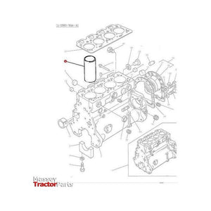 Massey Ferguson Finished Liner - 3637332Z1 | OEM | Massey Ferguson parts | Engine Parts-Massey Ferguson-Block Components,Engine & Filters,Engine Parts,Farming Parts,Liners,Pistons,Rings,Tractor Parts
