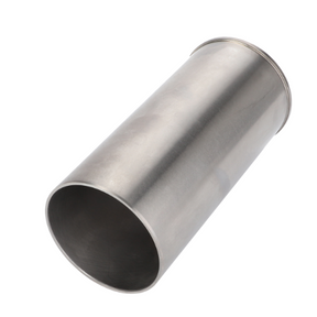 A metallic cylindrical tube with open ends, reminiscent of the robust components found in a 200 Series Massey Ferguson tractor, is shown against a plain white background. This is the Massey Ferguson Finished Liner, part number 3637332Z1 from AGCO.