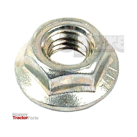 Metric Flanged Nut, Size: 6 x 1.00mm (Din 934) Metric Coarse
 - S.22777 - Farming Parts