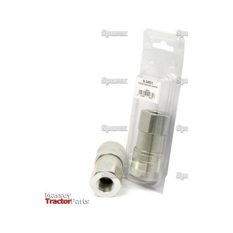 Flat Faced Coupling Female 1/2" Body x 1/2" BSP Female Thread (Agripak 1pc.) - S.24831 - Farming Parts