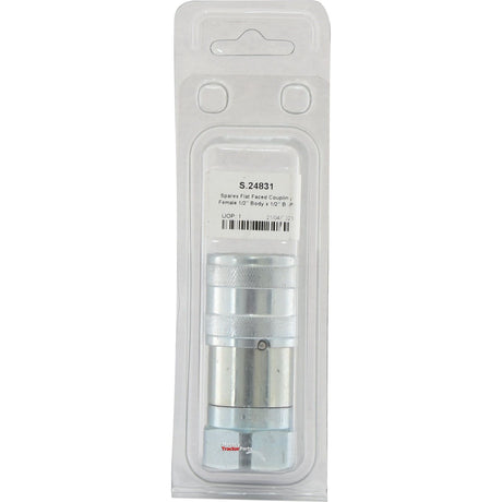 Flat Faced Coupling Female 1/2" Body x 1/2" BSP Female Thread (Agripak 1pc.) - S.24831 - Farming Parts