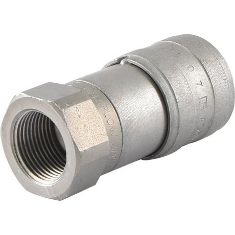Flat Faced Coupling Female 3/8" Body x 1/2" BSP Female Thread (Agripak 1pc.) - S.24829 - Farming Parts
