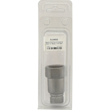 Flat Faced Coupling Male 1/2" Body x 3/4" BSP Female Thread (Agripak 1pc.) - S.24832 - Farming Parts