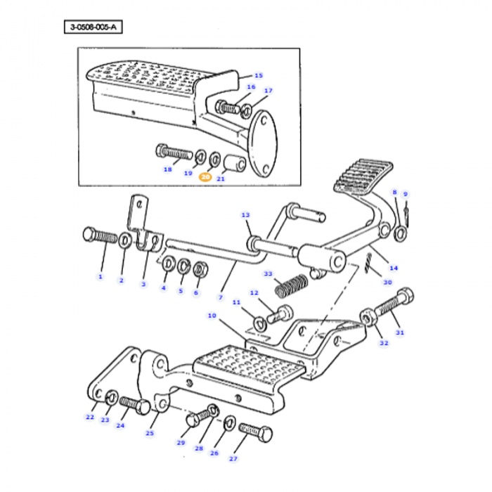 Flat Washer - 353757X1 - Massey Tractor Parts