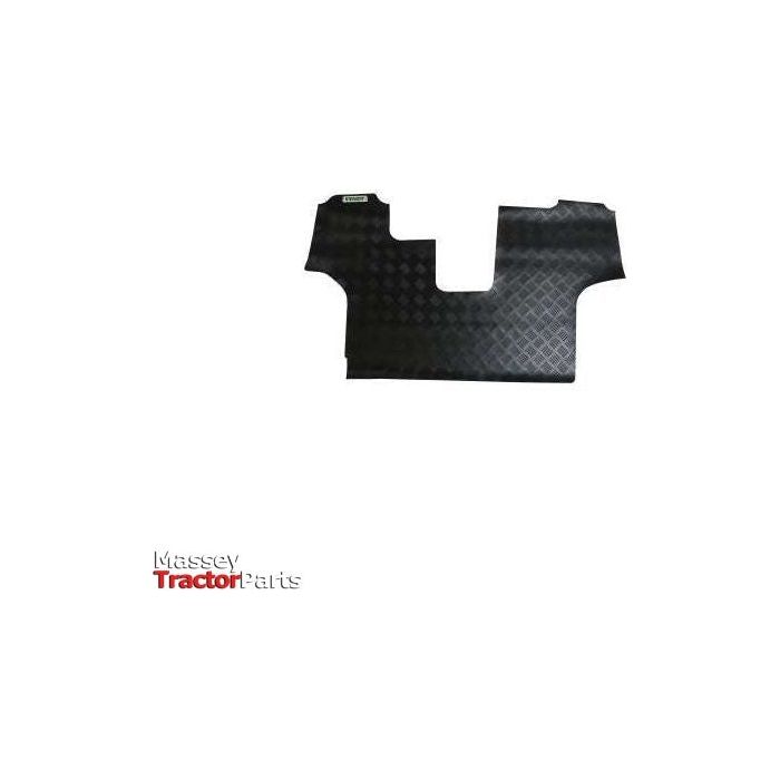 Image shows a rubber floor mat designed for use in a Fendt Vario 900 Series tractor cab, branded as "AGCO" with the product code X991450162000. The black, patterned mat is displayed over a white background with the "Massey Tractor Parts" logo in the bottom left corner.