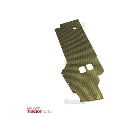 A rectangular metal component with a dotted pattern, featuring cutouts and a single mounting hole. The text "Massey Tractor Parts" is visible in the bottom left corner, suitable for Ford/New Holland Tractors. This part is named "Floor Matting RH" and has the Sparex Part No.S.71364 from the brand Sparex.