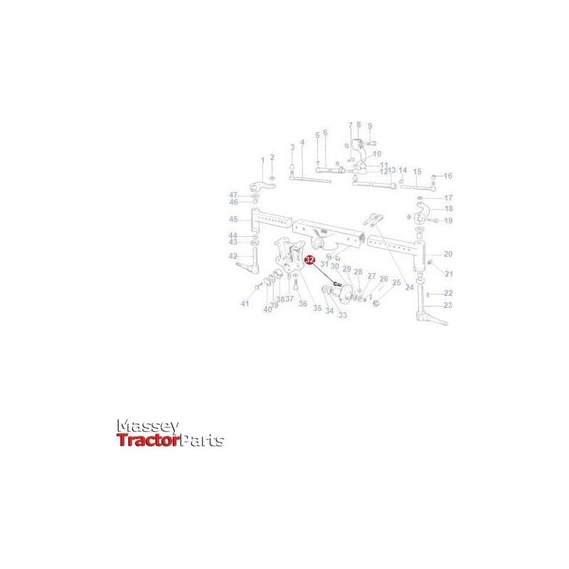 Massey Ferguson Front Wheel Stud - 181328M1 | OEM | Massey Ferguson parts | Wheel Studs-Massey Ferguson-Axles & Power Train,Bolts & Nuts,Farming Parts,Tractor Parts,Wheel Studs,Wheels & Mudguards