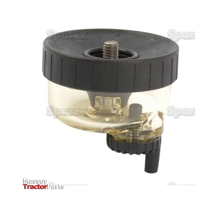 Sparex Fuel Bowl (Part No. S.58781), a transparent plastic bowl with a black top and visible filtration components.