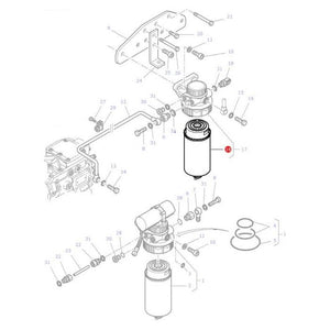 Fuel Filter - V836862602 - Massey Tractor Parts