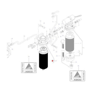 Fuel Filter - V836867595 - Massey Tractor Parts