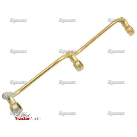 The Sparex Fuel Injector Leak Off Pipe (Part No. S.43949) with three connections, is commonly used in Perkins agricultural machinery.