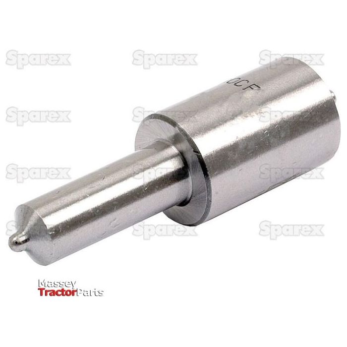 A cylindrical metal fuel injector nozzle for a tractor engine, labeled "S.22368" on the side, is displayed against a background with multiple "Sparex" watermarks. The Massey Tractor Parts and New Holland logos are visible in the corner.