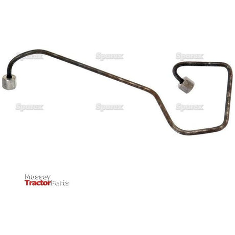 A metal fuel injector pipe with bends and two connectors, branded Sparex Part No. S.65999 under the name Fuel Injector Pipe - CAV Rotary Pump.