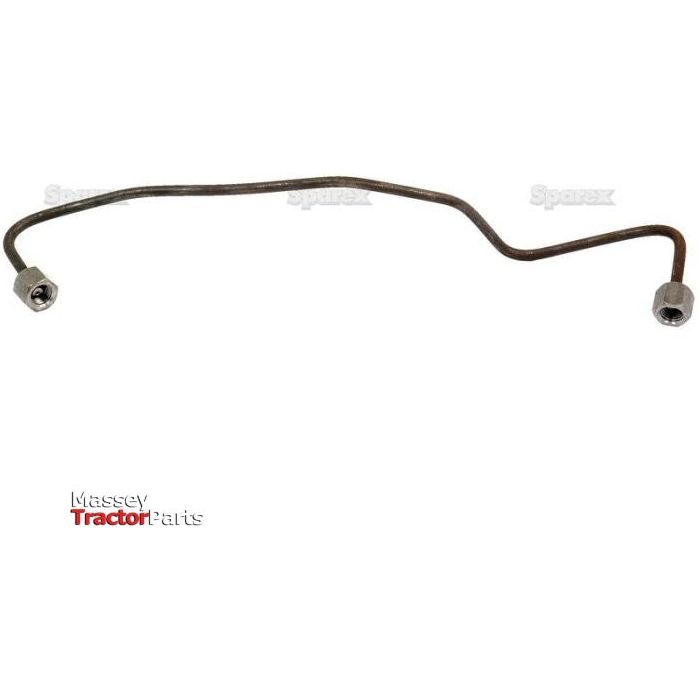 A curved metal tube with threaded hex nuts at both ends, branded "Sparex" and labeled "S.66008" in red and black text, compatible with Case IH International Harvester.