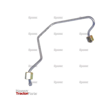 Image of a curved metal tubing component with connectors at both ends against a white background. The faint text "Sparex" is repeated in the background. "Fuel Injector Pipe | Sparex Part No.S.68261" and "2600 Ford/New Holland" are written at the bottom, indicating it's designed for Massey Tractor Parts.