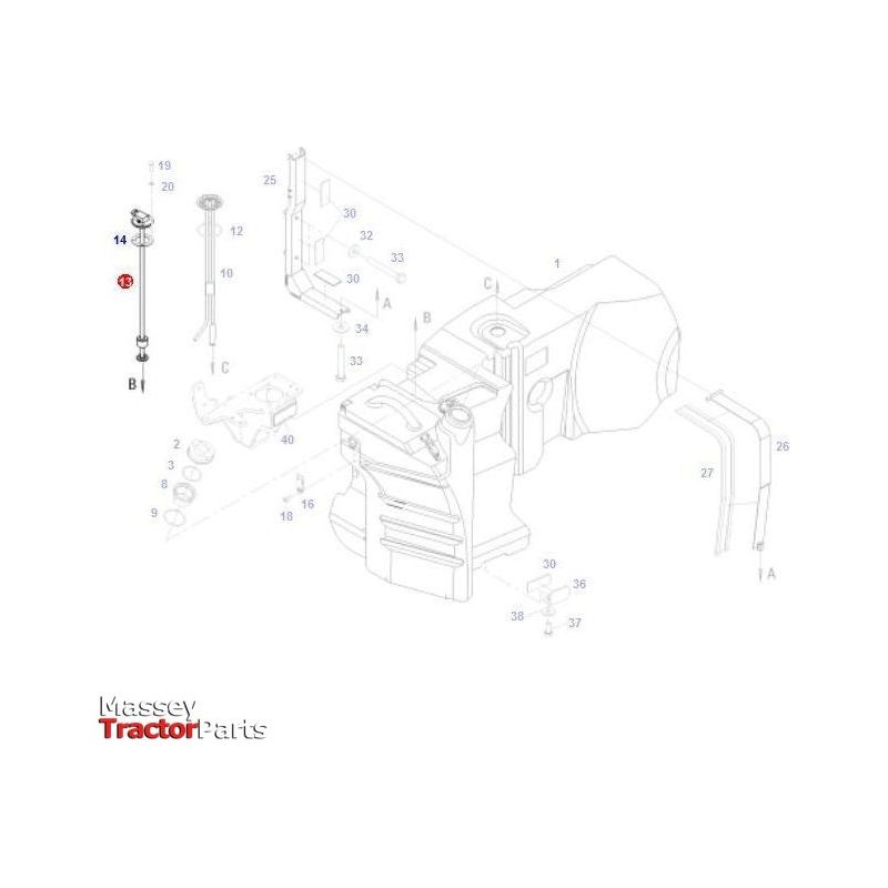Fendt Fuel Level Indicator - G404200060010 | OEM | Fendt parts | Engine Electrics and Instruments-Fendt-Engine & Filters,Farming Parts,Fuel Delivery Parts,Fuel Tanks,Tractor Parts