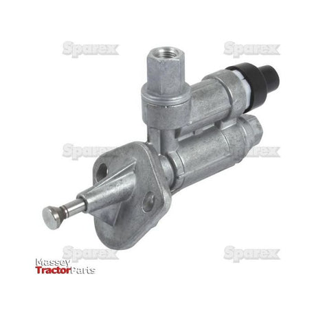 A Sparex Fuel Lift Pump (Part No. S.58763) is depicted against a white background. The word "Sparex" is faintly visible in the background, and "Massey Tractor Parts" appears in the lower left corner. This precision part would be an excellent addition to your Ford / New Holland or Case IH / International Harvester machinery.