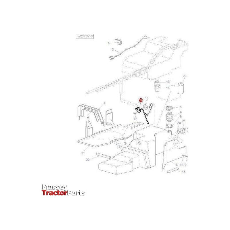 Massey Ferguson Fuel Sender Unit - 3715286M4 | OEM | Massey Ferguson parts | Fuel Sender Units-Massey Ferguson-Engine & Filters,Farming Parts,Fluid & Fuel Delivery & Storage,Fuel Delivery Parts,Fuel Sender Units,Tractor Parts,Workshop & Merchandising,Workshop Consumables