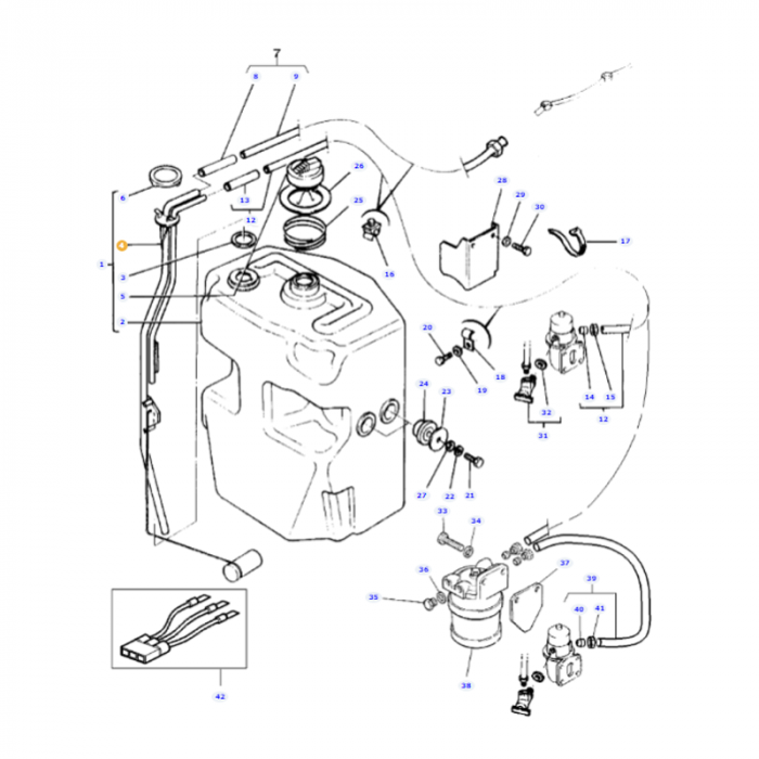 Fuel Sender Unit - 3762526M91 - Massey Tractor Parts