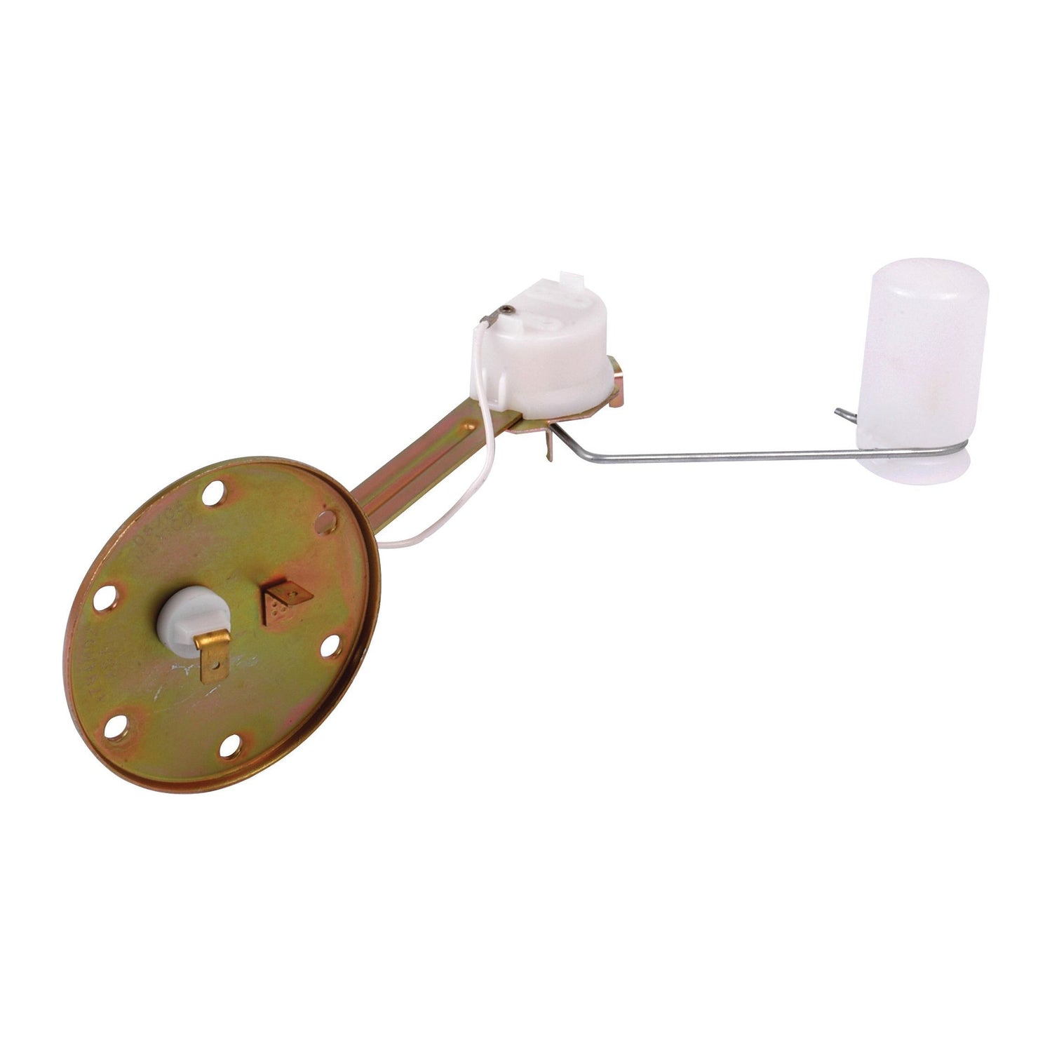 The Sparex Fuel Sender Unit (Part No. S.41101) features a metal arm and float device for precisely measuring fuel levels in Landini or Massey Ferguson tractors.