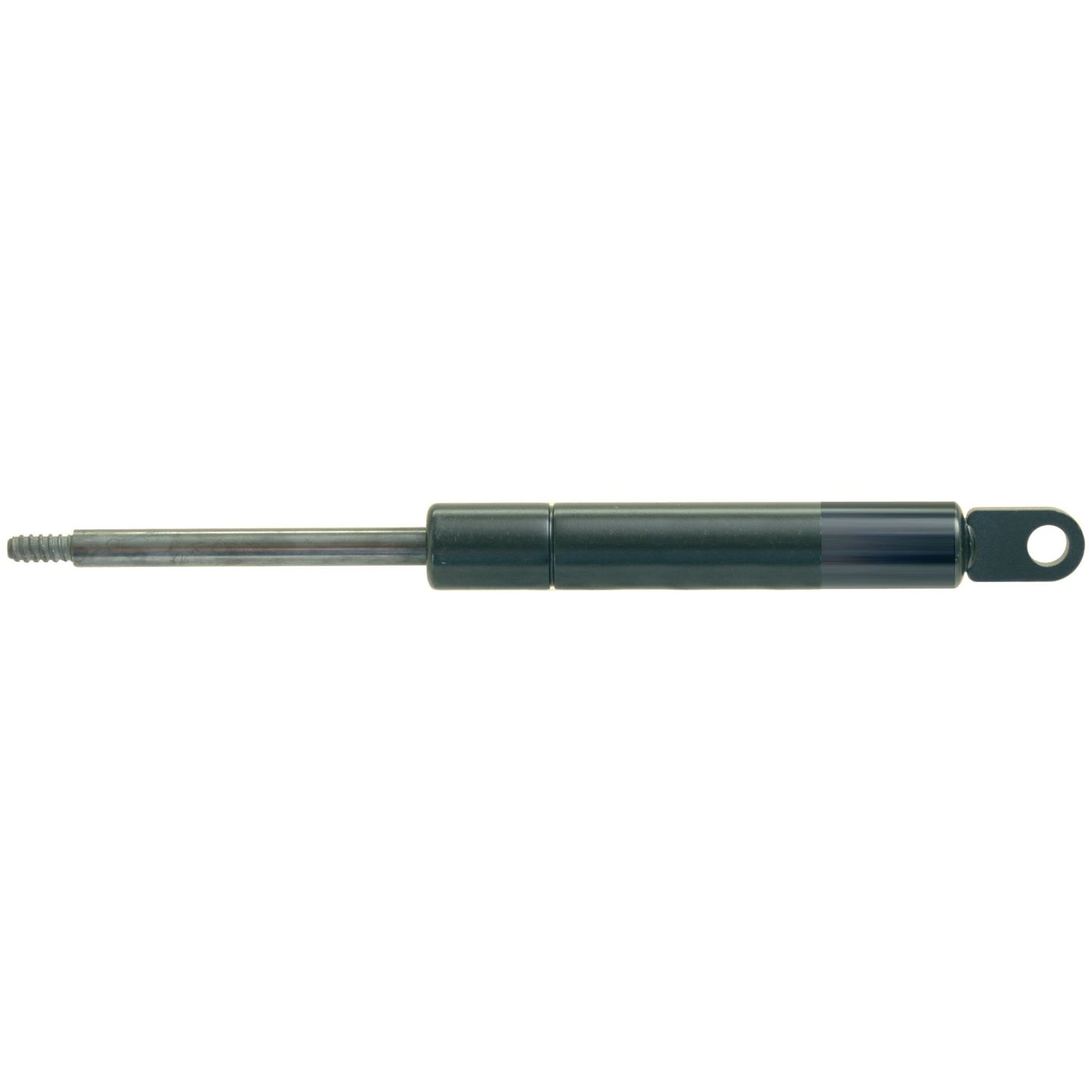 The Sparex Gas Strut (Total Length: 200mm - S.19436) is a piston-like mechanical component featuring a threaded end and an eyelet on the opposite end, designed to withstand high pressure.