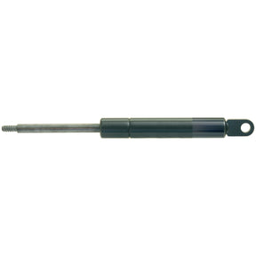 The Sparex Gas Strut (Total length: 200mm - S.19436) features a cylindrical body and extended rod, with a threaded end and an eyelet for mounting at the opposite end, ensuring optimal pressure and smooth ram stroke.